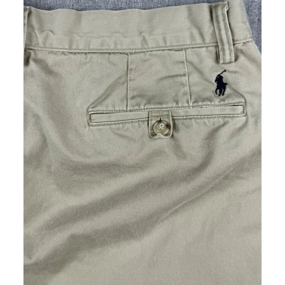 Polo Ralph Lauren Classic Fit Chino Pants Mens 34x32 Khaki Tan Cotton